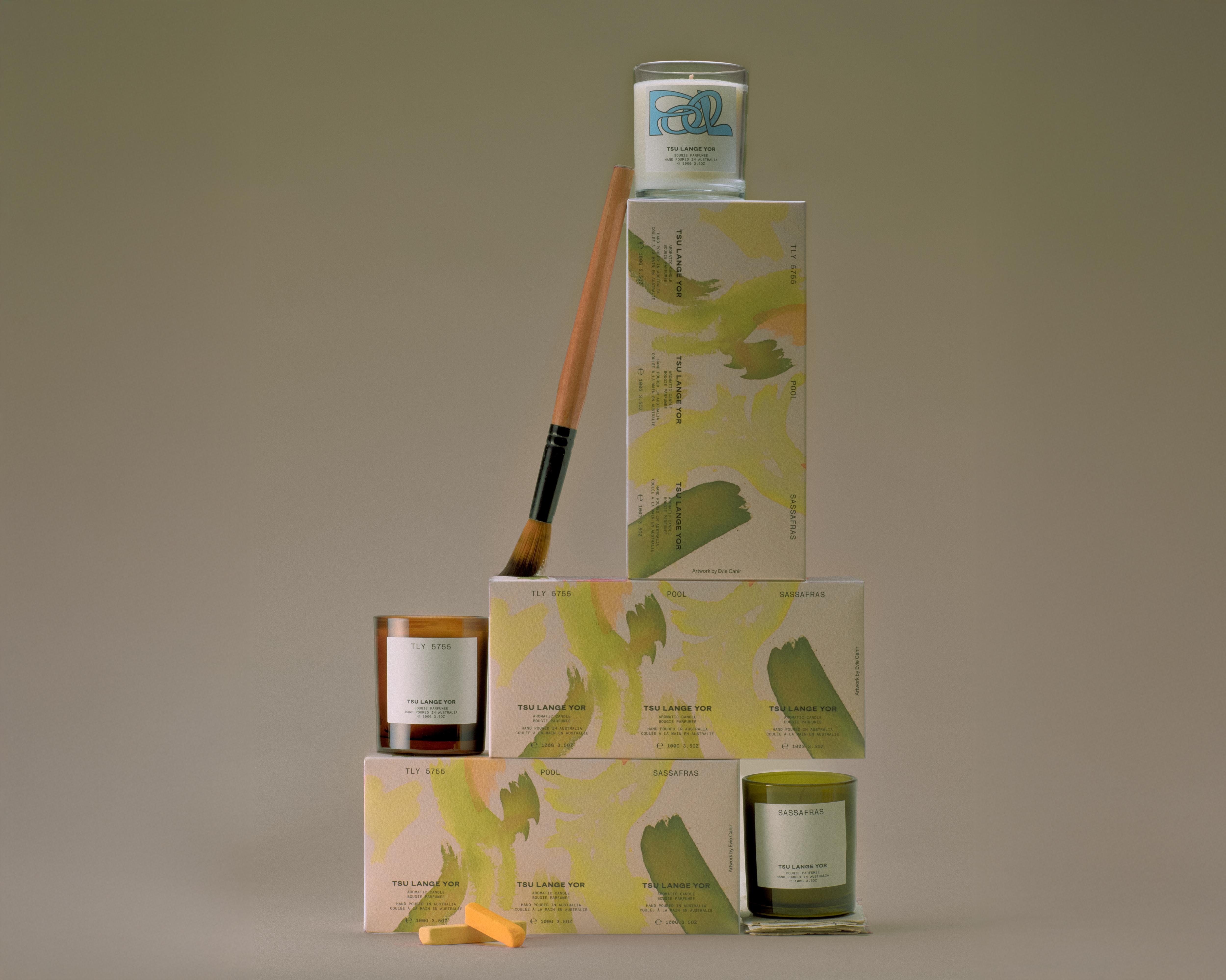 POOL TSU LANGE YOR アロマキャンドル（限定） Pool - Candle | Tsu Lange Yor | AEDES.COM