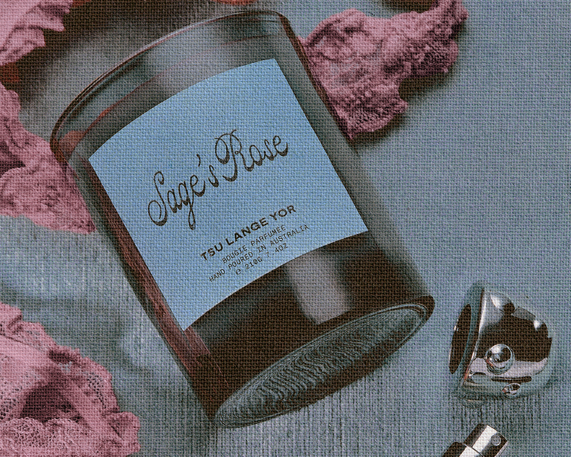 SAGE'S ROSE 210G AROMATIC CANDLE